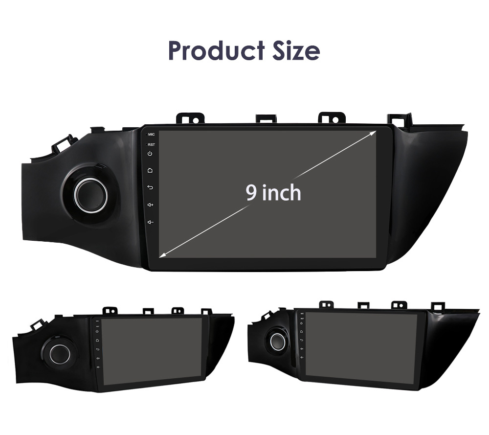 Cross-Border Product 9inch Is Suitable for 17-19 Kia K2 Car Mp5 Radio Multimedia Gps Android Navigation