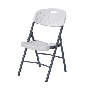 Factory Outdoor PE Plastic Hollow Blow Molding Folding Chair Resin Chair Training Chair Backrest Chair Banquet Chair Leisure Chair