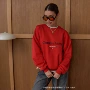 美式字母套头外穿卫衣