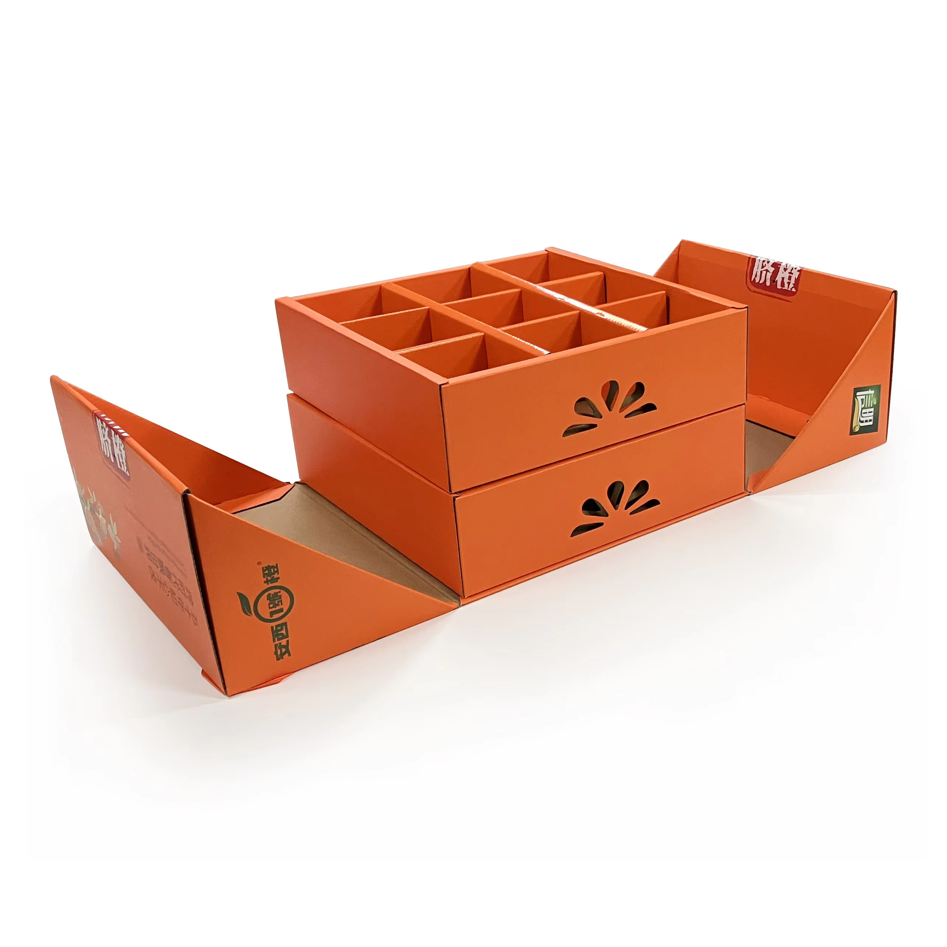 定制手提纸箱彩印高端水果土特产批发包装盒定制彩印水果礼盒定做