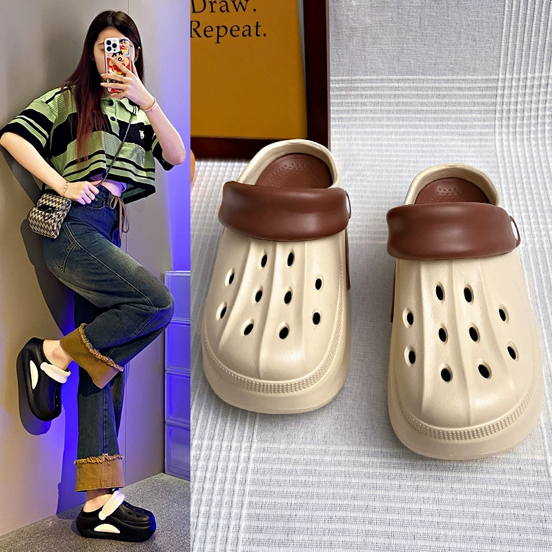 Женские сабо на толстой подошве, лето 2025, новые, балетки, женские сандалии, оптовая торговля, модные сандалии, женские тапочки