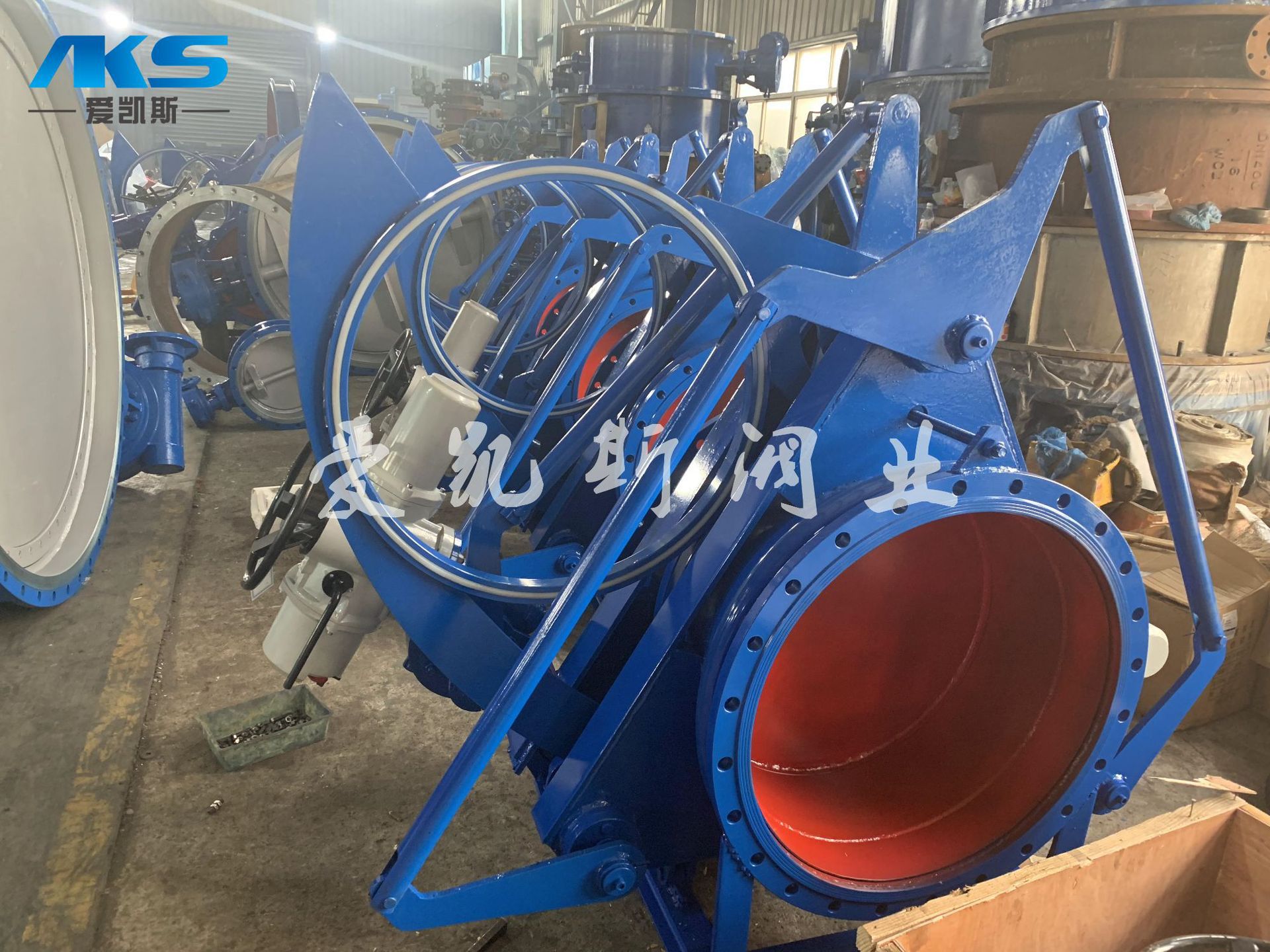 手动电动两用一体防爆电动眼镜阀F941X-2.5C电动眼镜阀DN500