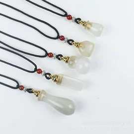 吊坠;宝石工艺品;天然玉石项饰