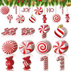 クリスマス木製装飾色とりどりミント木製装飾品ロリポップクリスマス装飾品吊り下げクリスマスツリー装飾