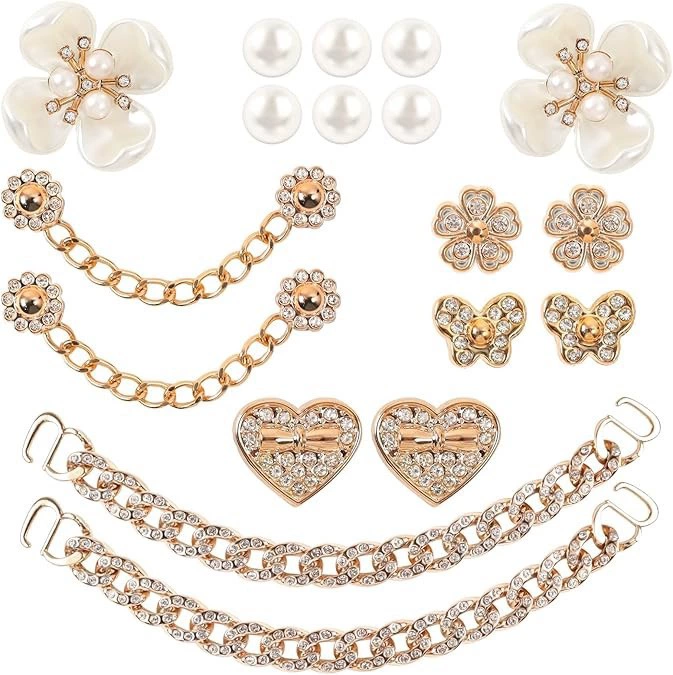 Оптовая продажа трансграничные пещерные туфли розы золотые туфли пряжки аксессуары декоративный набор цепи цветы и другие украшения счастливые цветы