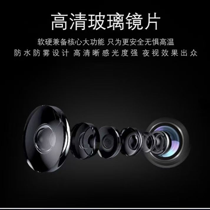 Night Vision Universal Car-Mounted Perforated Hd Ccd Reversing Camera Waterproof Rear View Image 20 Rear-Mounted