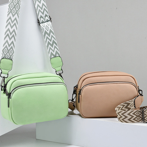 Contrast color fashionable women's handbag  autumn and winter new large-capacity mother bag single shoulder crossbody bag women's bag