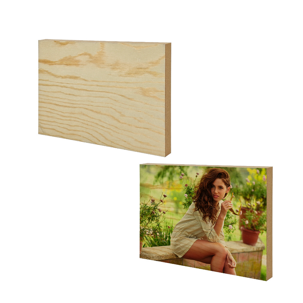 Fábrica directa de sublimación en caliente MDF en blanco de madera sin bordes material de marco de fotos al por mayor