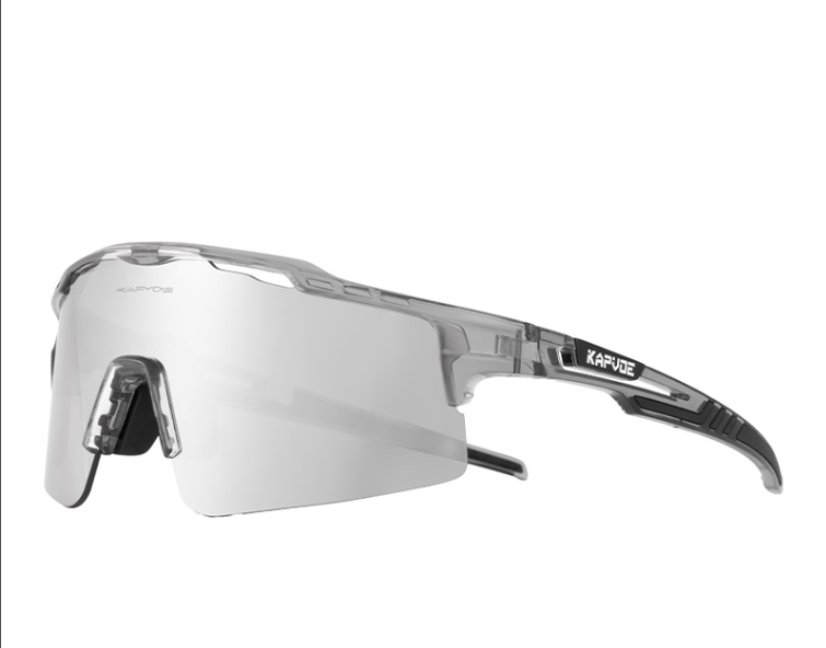 Gafas Polarizadas de Ciclismo Deportivo de TR90, Lentes Intercambiables, Apto para Miopía, para Ciclismo