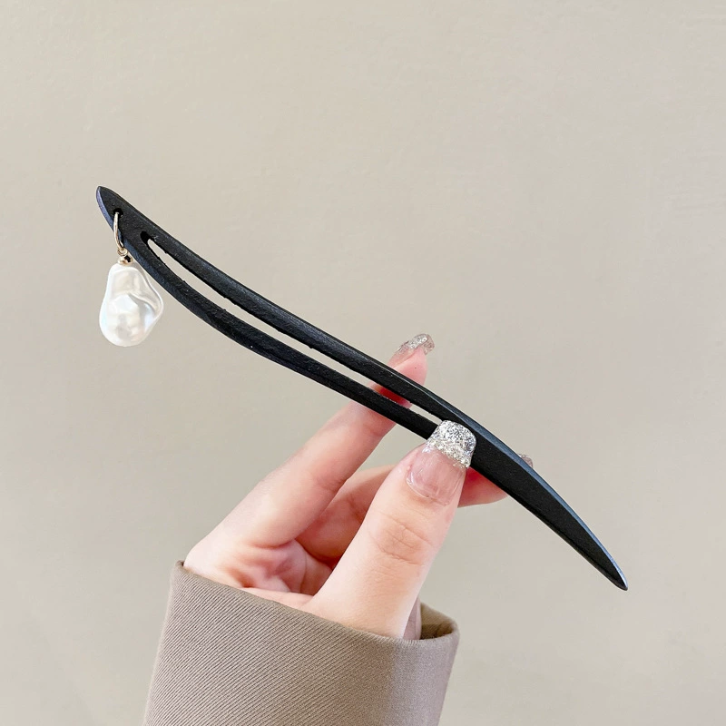 Деревянная китайская шпилька, заколка для волос, аксессуар для волос, ретро-ципао с кисточками, ханьфу, орхидея, простой и элегантный дизайн