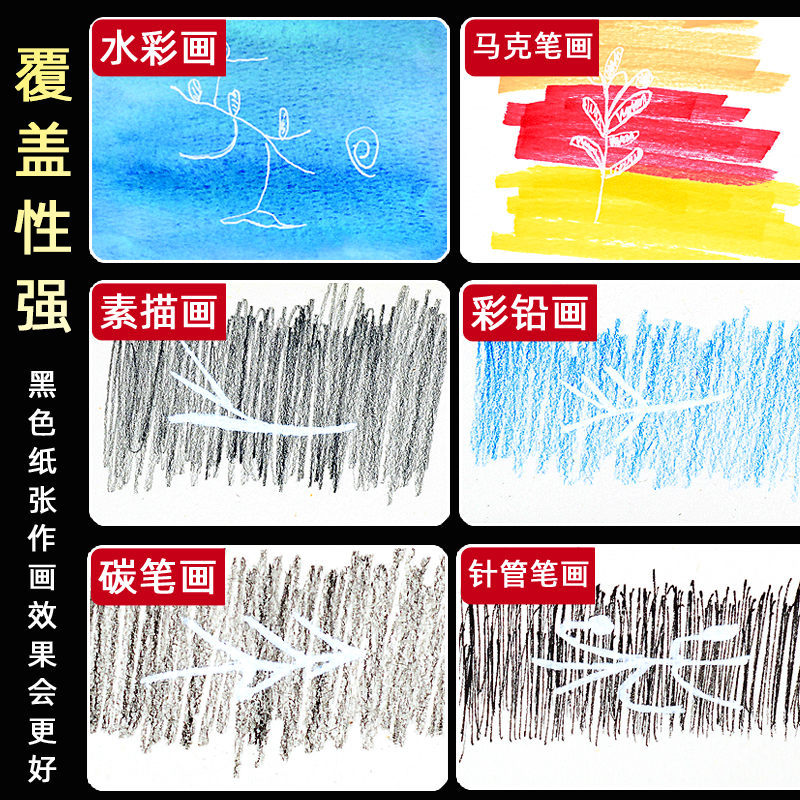 Sakura Highlighter Pen Japan Sakura Black Card Hand-Drawn White Pen Gold Oil-Based Pen Silver Marker Pen Wholesale