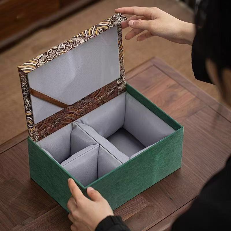 Tea set, storage box, tea cup, teapot, gift box, Birthday gift 2