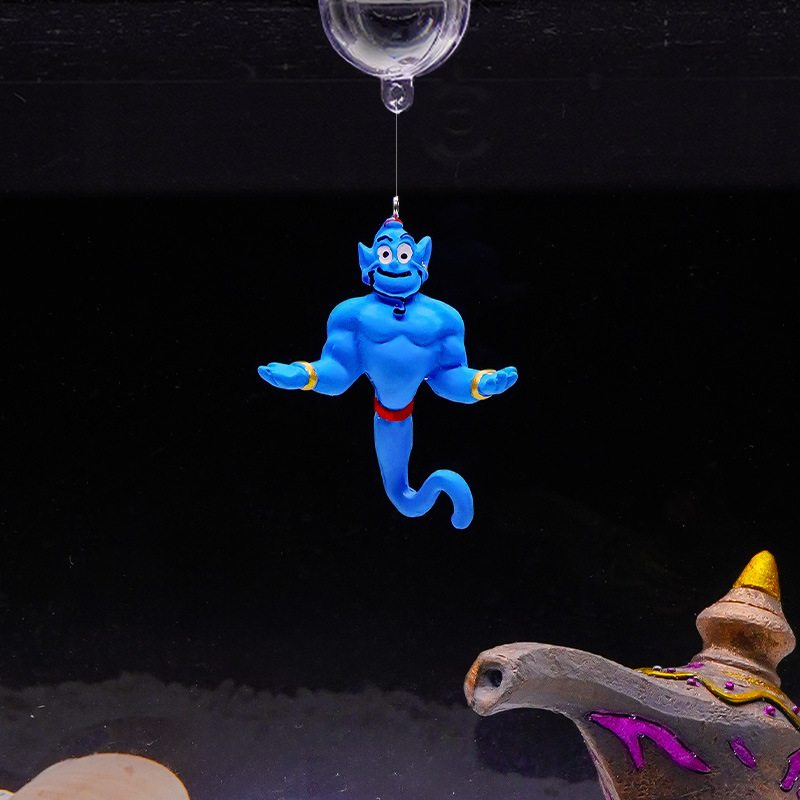 Adorno de Lámpara de Aladino para Acuario de Resina Decorativo para Peceras y Terrarios image 2