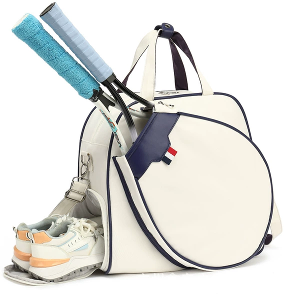 Purple tennis bag (independent shoe warehouse style)