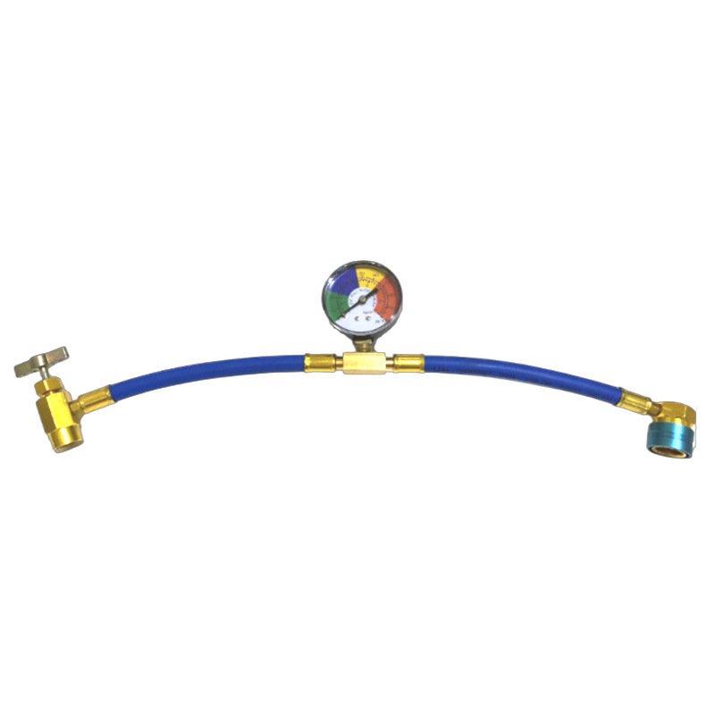 R1234YF refrigerant charging fluorine hose, connector 1/2ACME. For automotive air conditioning refrigerant system