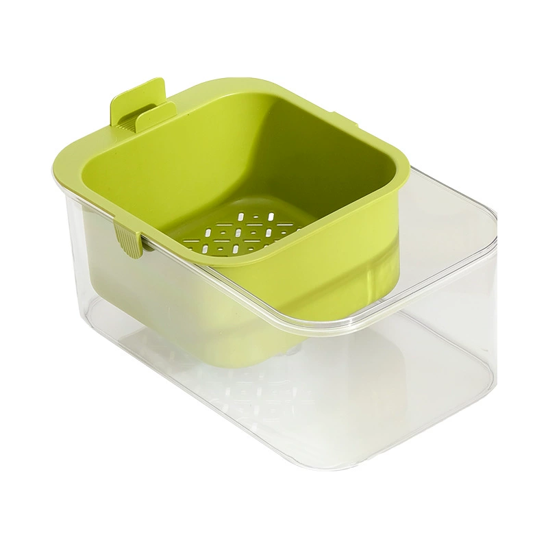 Drying rack, capacious double-layer rectangular fruit snack box, storage box for home use