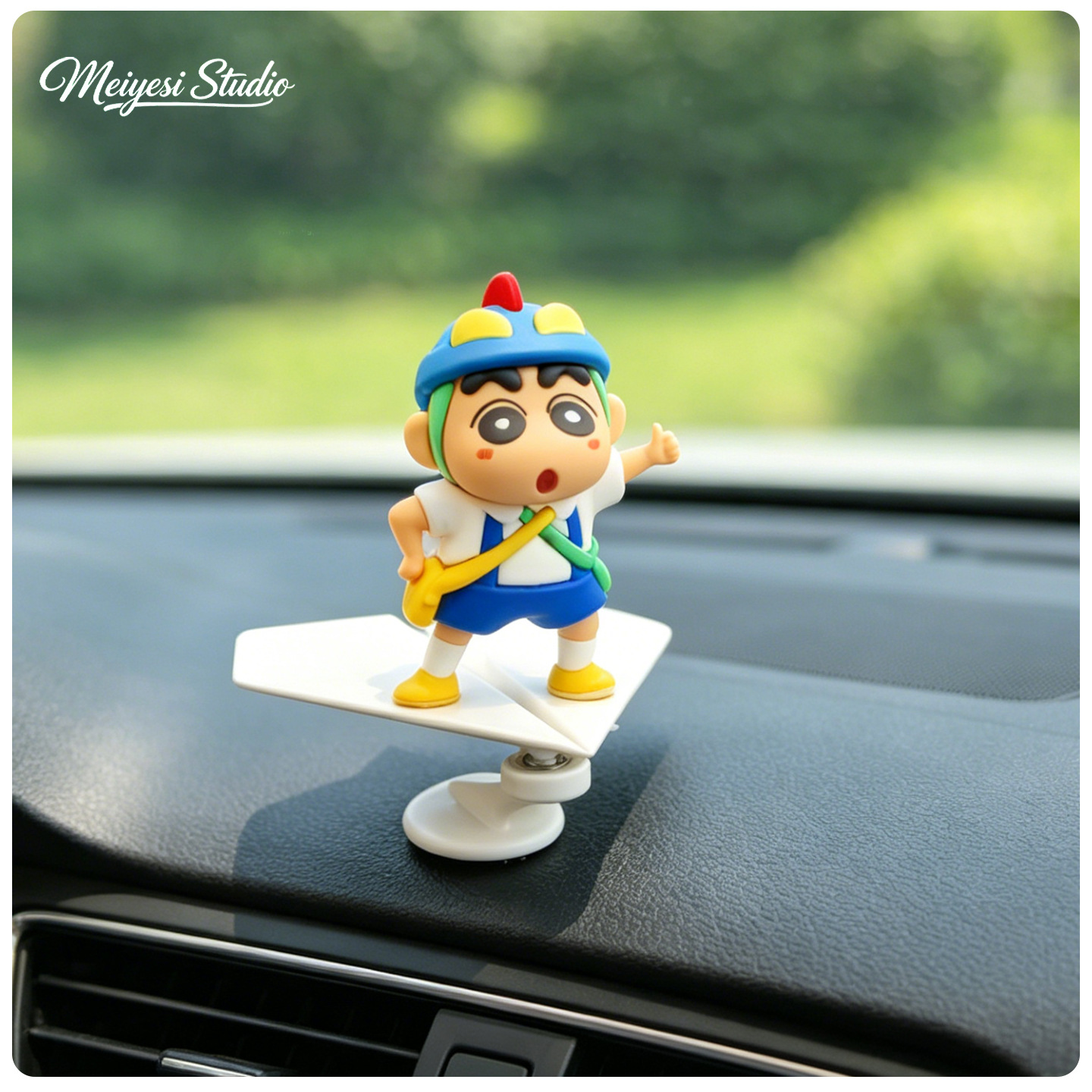 Crayón nuevo avión giratorio 2026 nuevo automóvil adorable joyería de dibujos animados decoración de curación descompresión