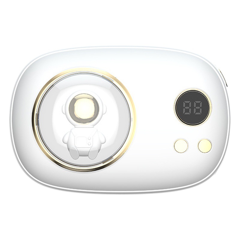 Nuevo mini usb astronauta calentador de manos estudiante usb recargable calentador de manos bebé dos en uno regalo portátil