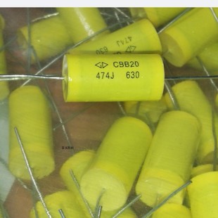 Non-inductiVe Through-core Capacitor 0.47UF 470NF 474 630V Yellow Round 27.5*13