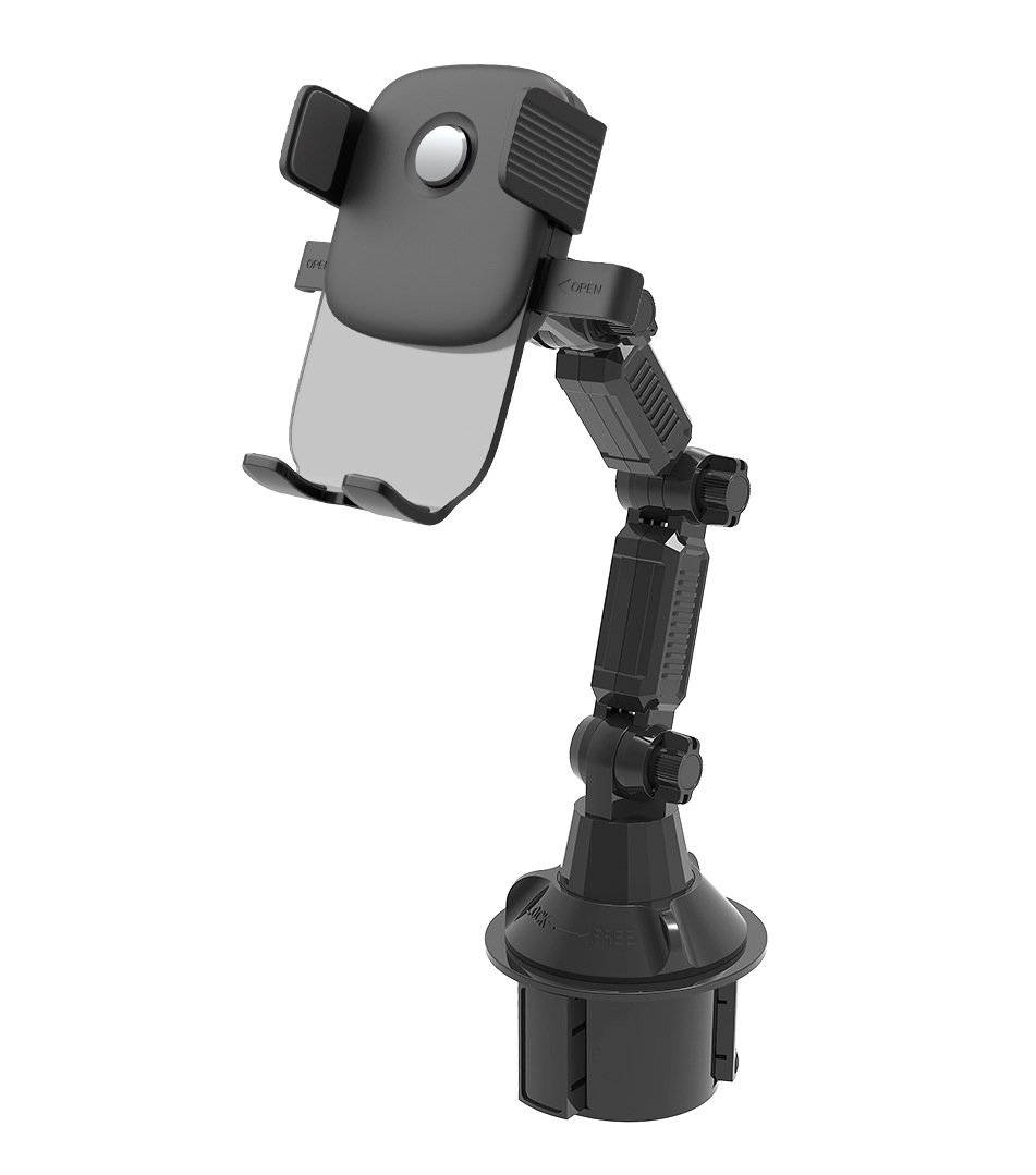 Cross-Border Car Water Cup Holder Phone Stand, Car Dashboard Navigation Stand, Multi-Joint Magnetic Stand
