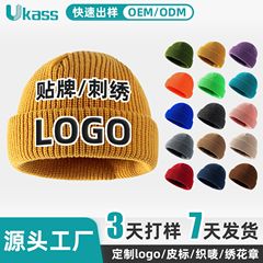 Ukass针织帽男女帽秋冬季潮防寒保暖冷帽棉帽冬天情侣毛线帽