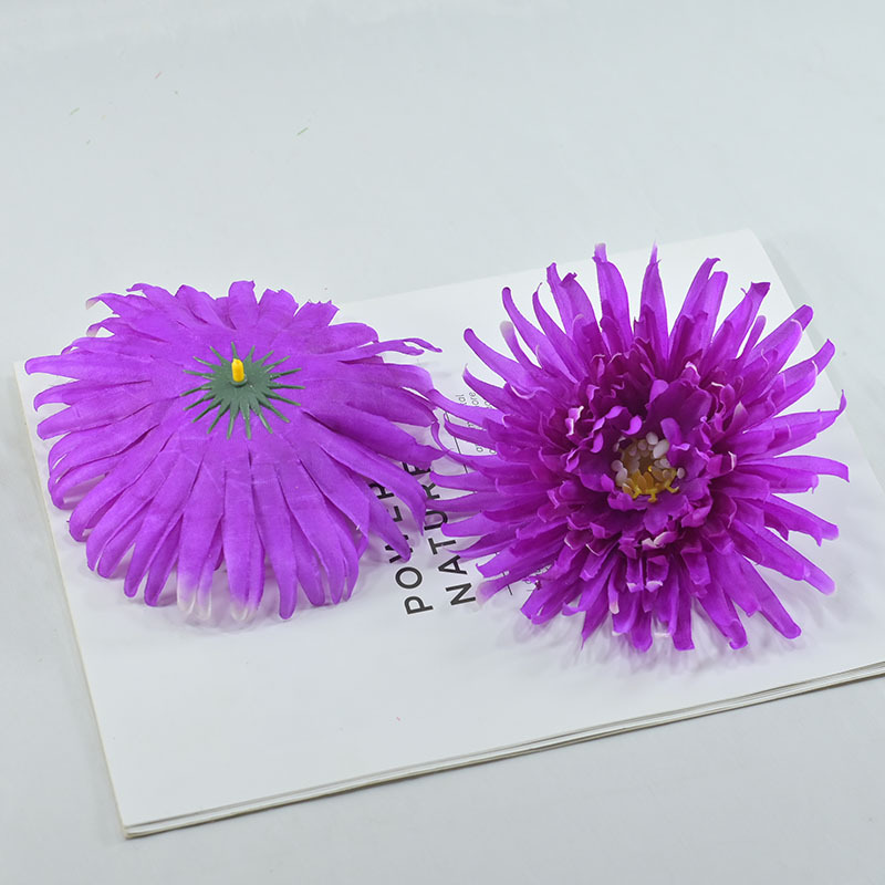Fábrica de fotos de pantalla al por mayor flores falsas simulación de oro crisantemo falso tocado decoración accesorios de flores de pecho disparar props simulación de flores image 9
