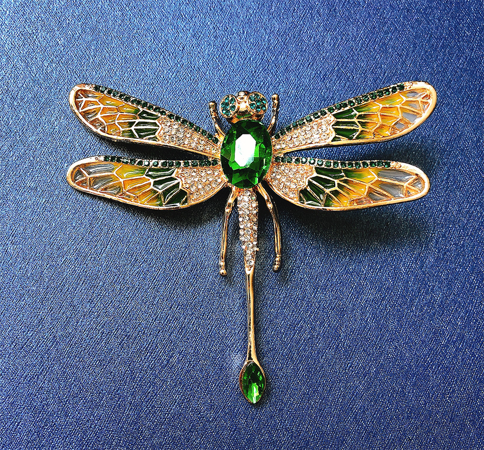 Lady Insect Alloy Stoving Varnish Plating Artificial Gemstones Unisex Brooches display picture 8