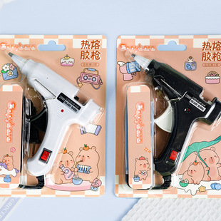 Baiji Buddha dolphin hot melt glue gun (12/display box) student manual hot melt glue gun glue stick