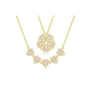 New Product S925 Silver Necklace Summer Accessories for Women, Two-Wear High-End Design, Accessible Luxury Niche Fashion Clavicle Chain