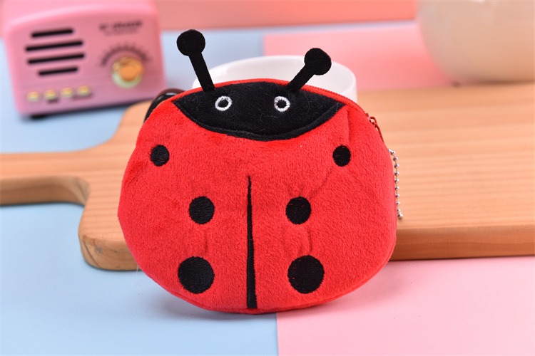 Unisex Animal Plush Zipper Kids Wallets display picture 3