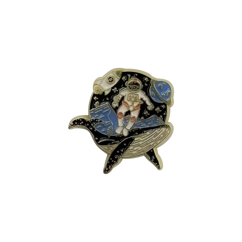 Personalidad transfronteriza Ropa de astronauta Broche Aleación Accesorios decorativos Insignias Moda Hombres y mujeres Accesorios de alfileres de dibujos animados
