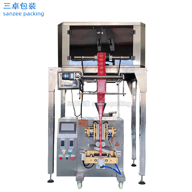 广州三卓 电子秤定量分装机 颗粒背封包装机