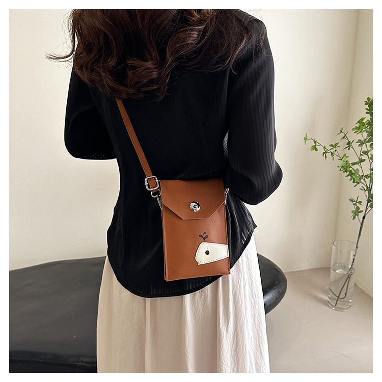 Women's Small Pu Leather Printing Streetwear Lock Clasp Shoulder Bag Crossbody Bag display picture 2