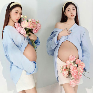 Pregnant Women Photo Clothing New Cute Sweet Pregnant Mother Photo Clothing Photo Studio Pregnant Women Photo Clothing Girl Theme Clothing