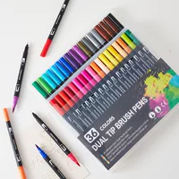 Двусторонняя акварель, художественные воски для учеников начальной школы, ручной пластиковый кисть, стираемая