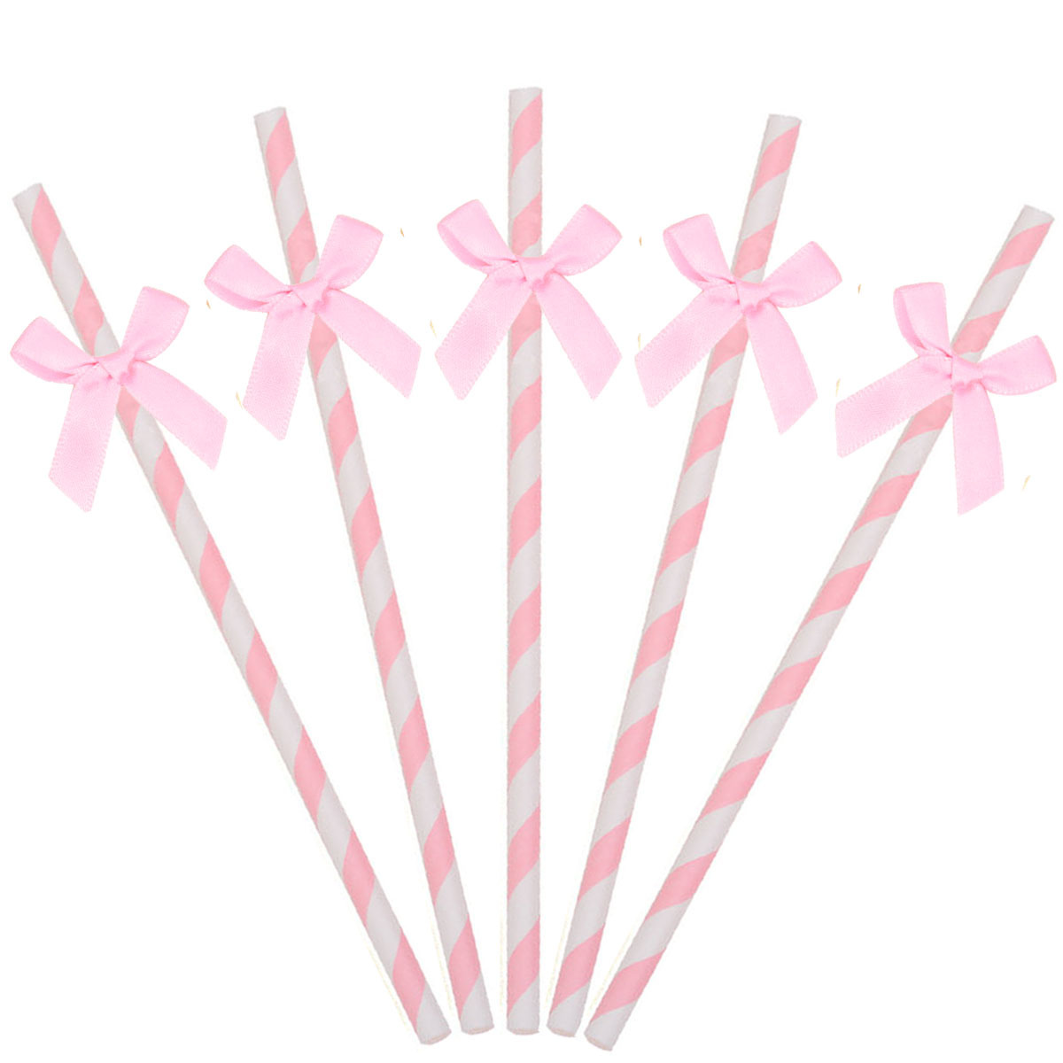 Lugar de fábrica al por mayor papel de arco creativo pajita decoración de fiesta postre mesa de cumpleaños vestido botella de pudín plug-in