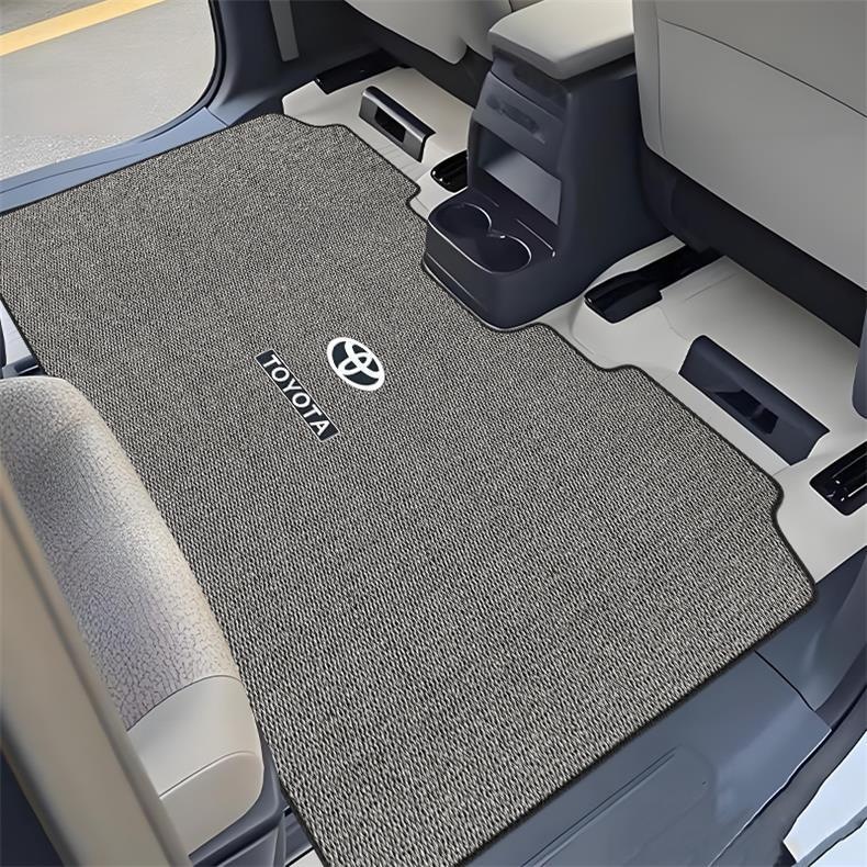 Suitable for Toyota Sienna Grevia Middle Row Special Floor Mats, Non-Slip and Dirt-Resistant, Large Four-Seat Menis Front Carpets