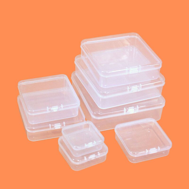 Square Transparent Pp Plastic Box Fishing Gear Hardware Screw Accessories Packaging Box Jewelry Beads Sundries Desktop Storage Box Square Transparent Pp Plastic Box Fishing Gear Hardware Screw Accessories Packaging Box Jewelry Beads Sundries Desktop Storage Box