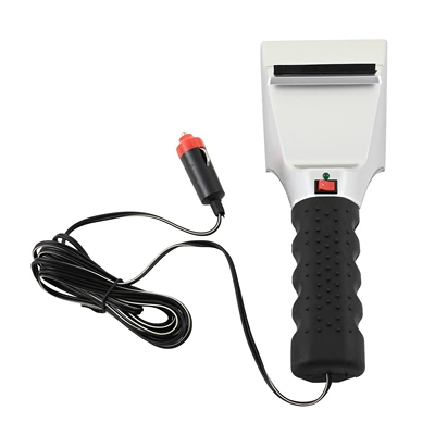 Cross-Border Car Heated Glass Snow Shovel 12V Ice Removal Shovel Multi-Functional Snow Shovel Winter Snow Removal Tool (Car cleaning tools) - car-snow-shovel-12v