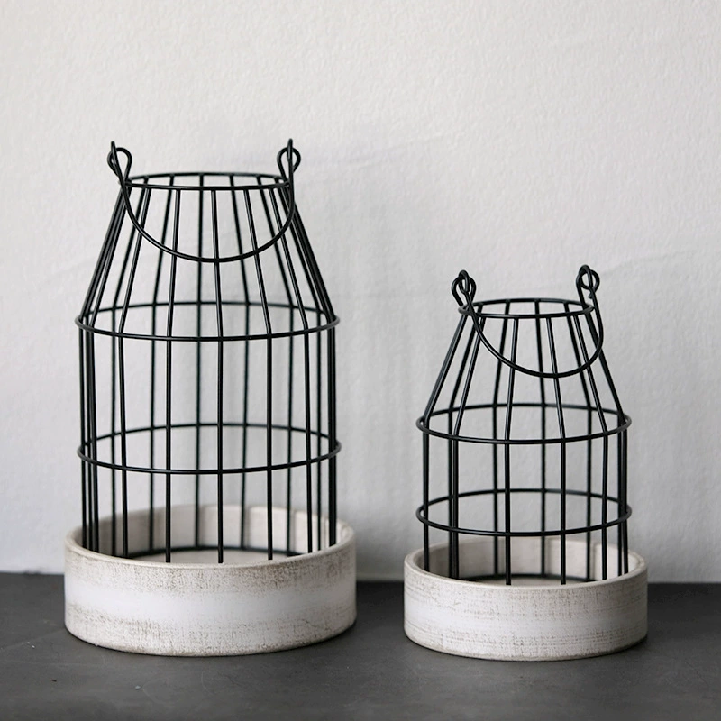 Трансграничные ретро кованые подсвечники украшения полые сетки для ресторана украшения свечи клетки для гостиной украшения фонарь для фермерского дома