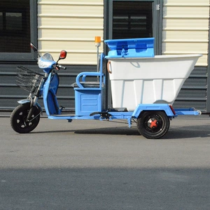 Fast Electric Cleaning Vehicle Garbage Removal Truck Street Pick-Up Fast Maintenance Vehicle 500L Small Collection Truck