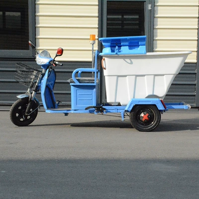 Fast Electric Cleaning Vehicle Garbage Removal Truck Street Pick-Up Fast Maintenance Vehicle 500L Small Collection Truck