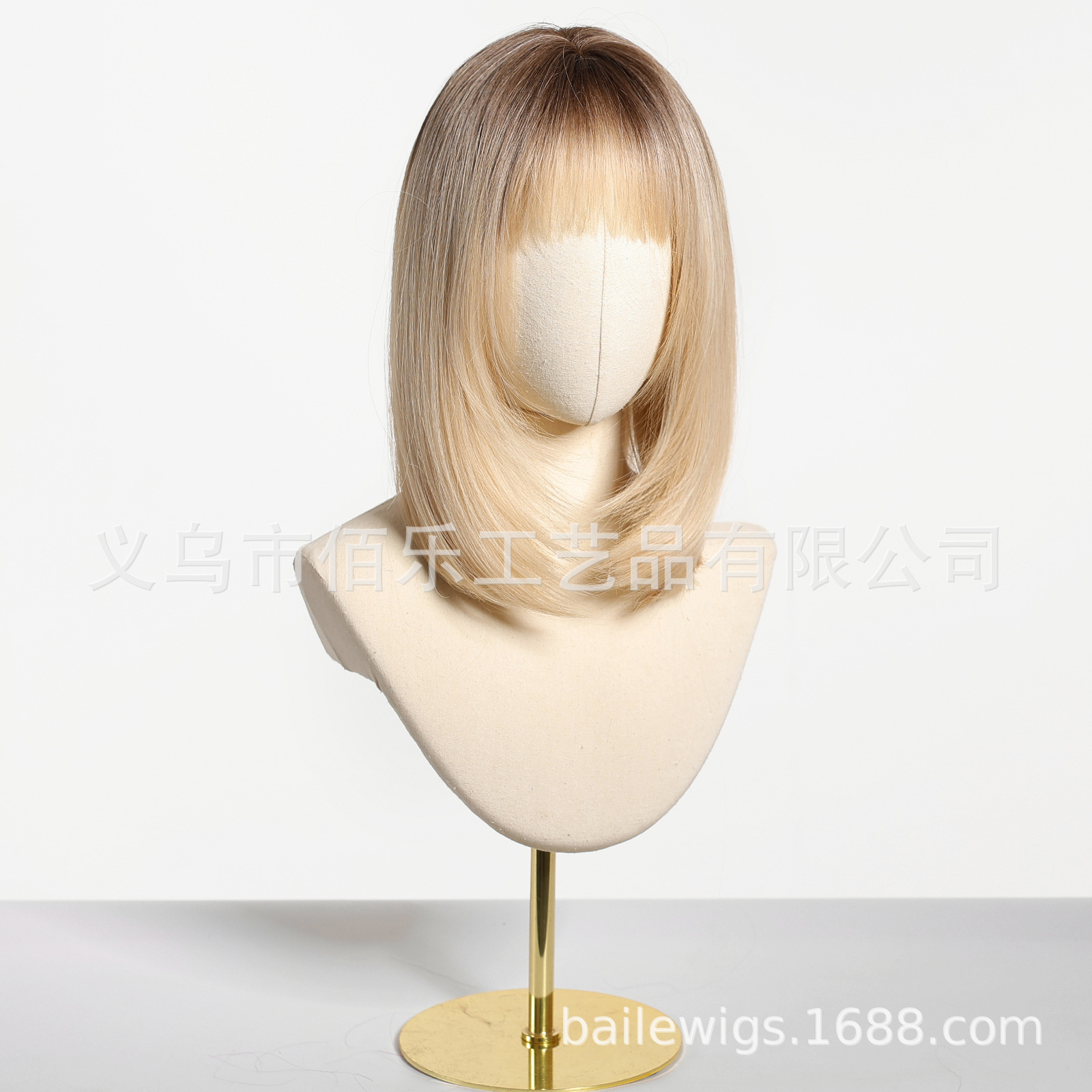 Europa y los Estados Unidos nueva pelucca wig gradiente platino cabeza completa cubierta de cabello largo al por mayor fábrica image 6