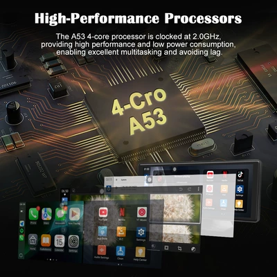 Screen Android Car Navigation – Simsiz CarPlay və Android Auto