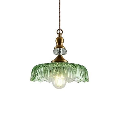 녹색 레이스 유리