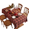 Lexuan Xiu Christmas New Tablecloth wholesale INS Wind Hotel Wedding Birthday Fang Fang Fang Red Tablecloth Manufacturer
