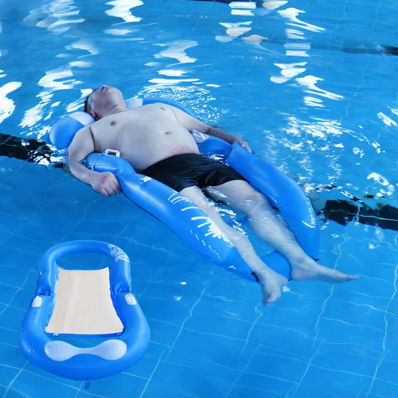 Надувное плавающее кресло для воды, трансграничная электронная коммерция, новый складной водный гамак в наличии, плавающая кровать, оптовая продажа с фабрики