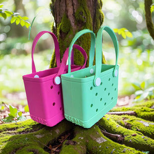 Eva Foam Beach Bag Wholesale Kidsren's Waterproof Portable Small Storage Hole Bag Waterproof Lightweight Vegetable Basket