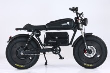 跨境电动车摩托车复古越野车防滑宽胎户外上班代步车复古款电瓶车