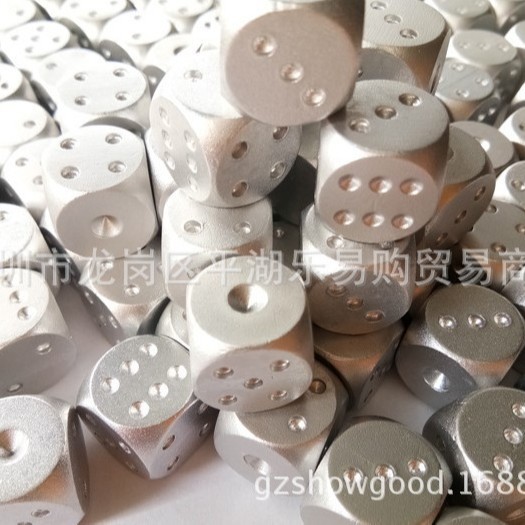 Supply direct -selling aluminum dice metal color whole set of metal…